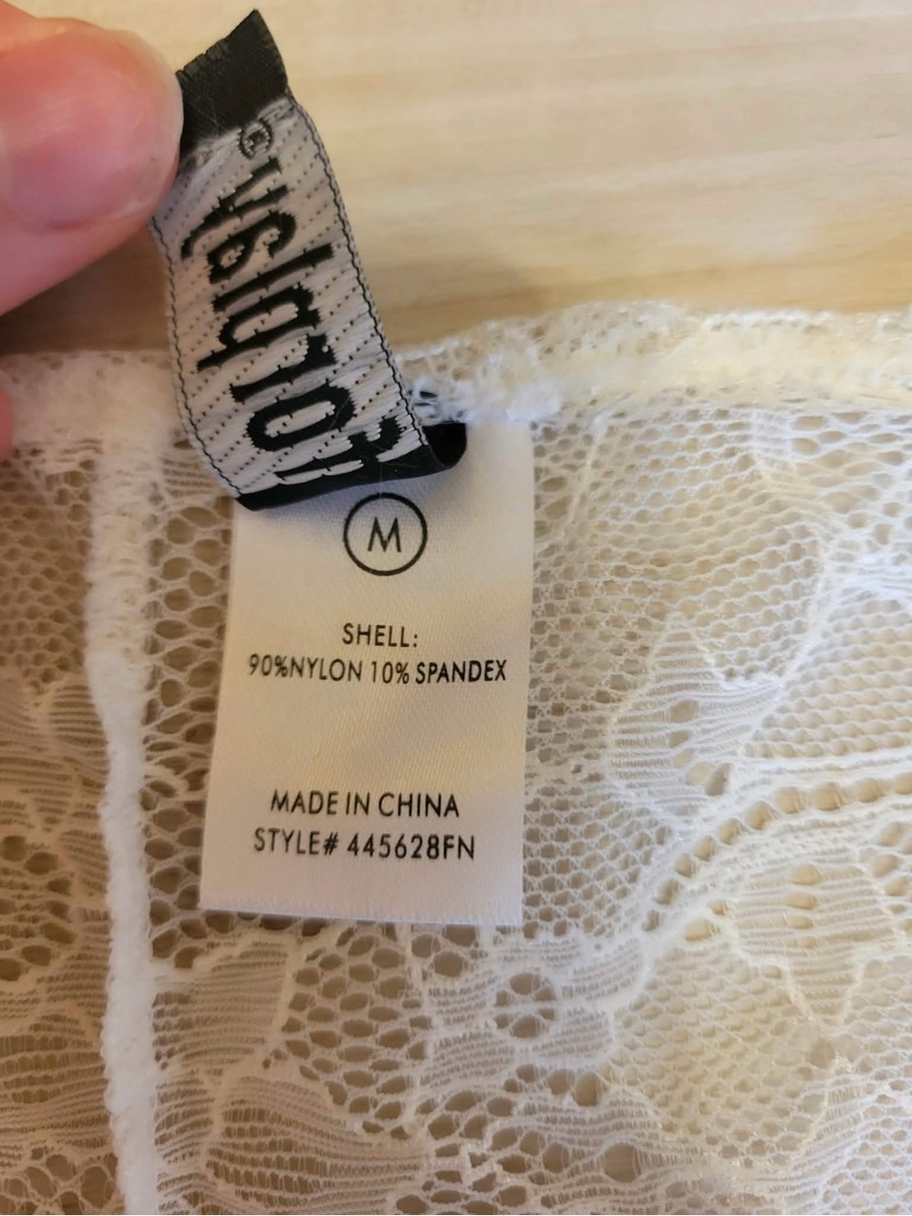 Lace Tie-Front Robe - Picture 5 of 6